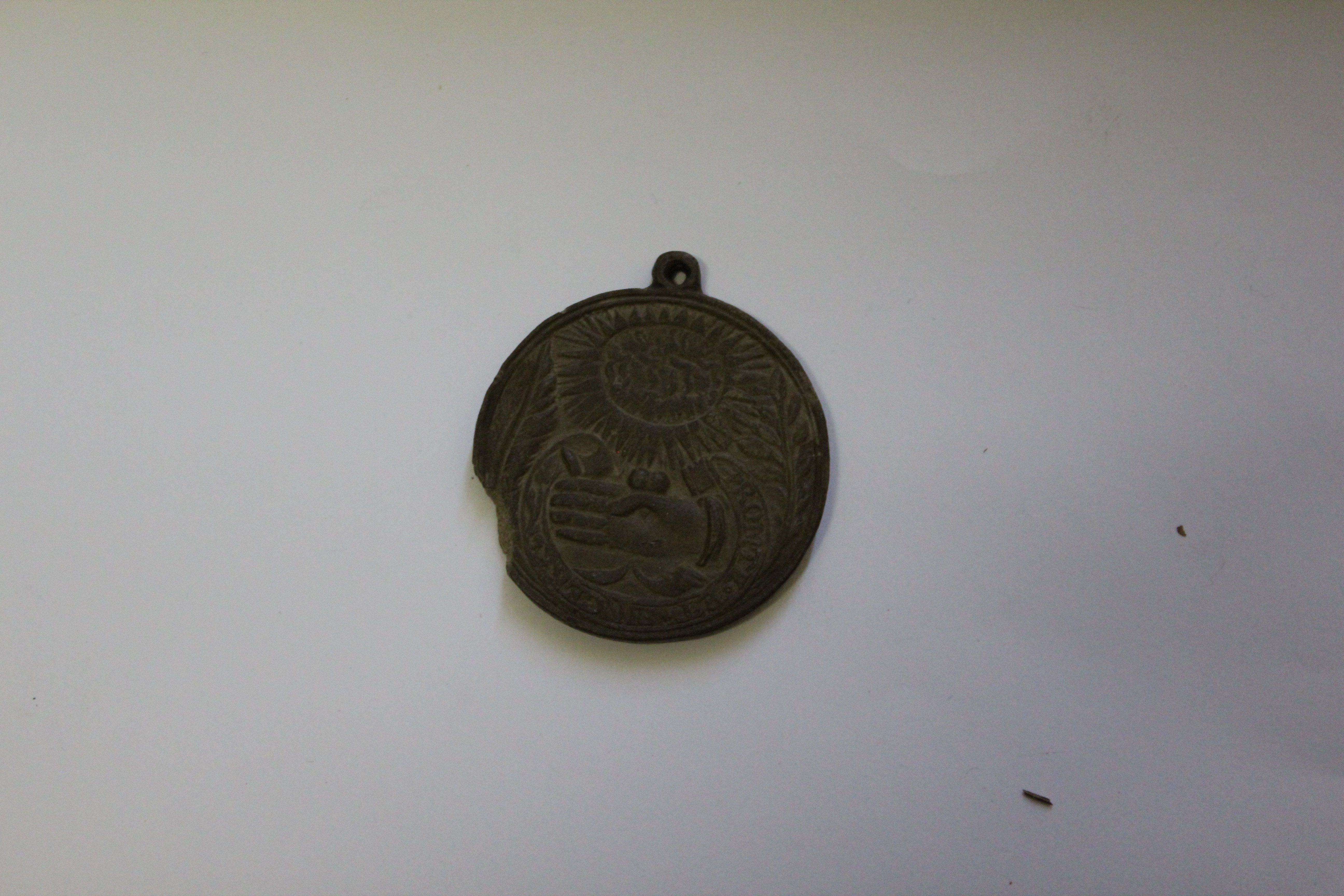Médaille à l'emblème de Calvin